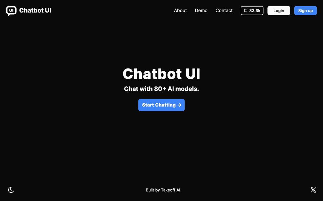 Chatbot UI preview