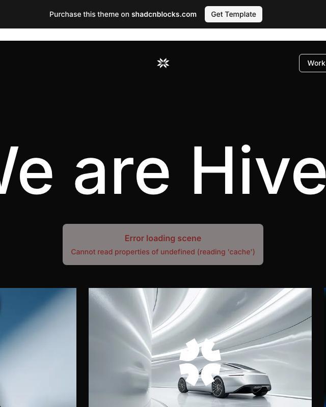 Hive — React & Next.js website template by Shadcnblocks.com Austin