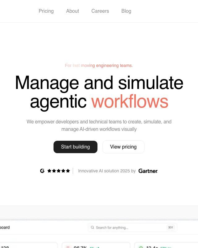 Nodus Agent Template — React & Next.js website template by Serafim