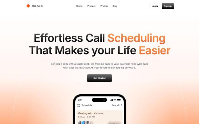 Schedule Marketing Template - React & Next.js website template by Aceternity UI