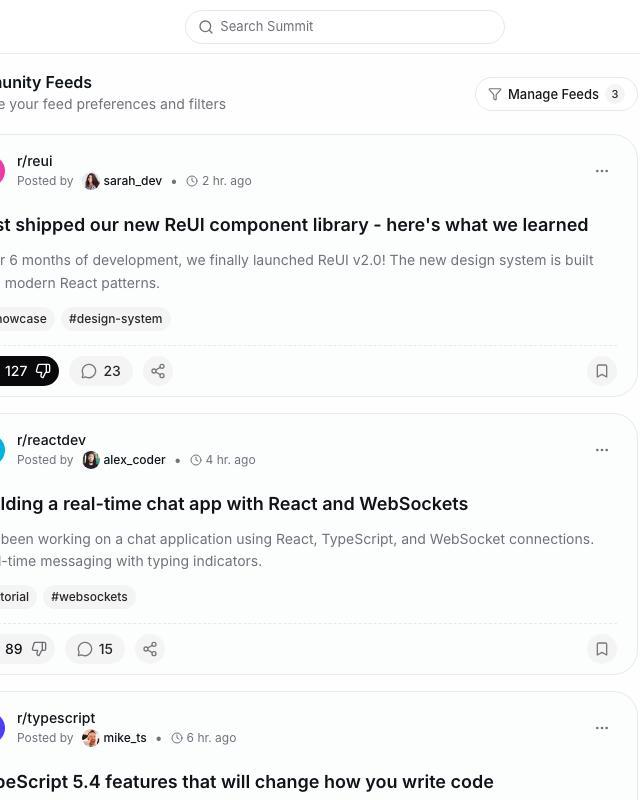 Summit - Next.js App Template — React & Next.js website template by Serafim