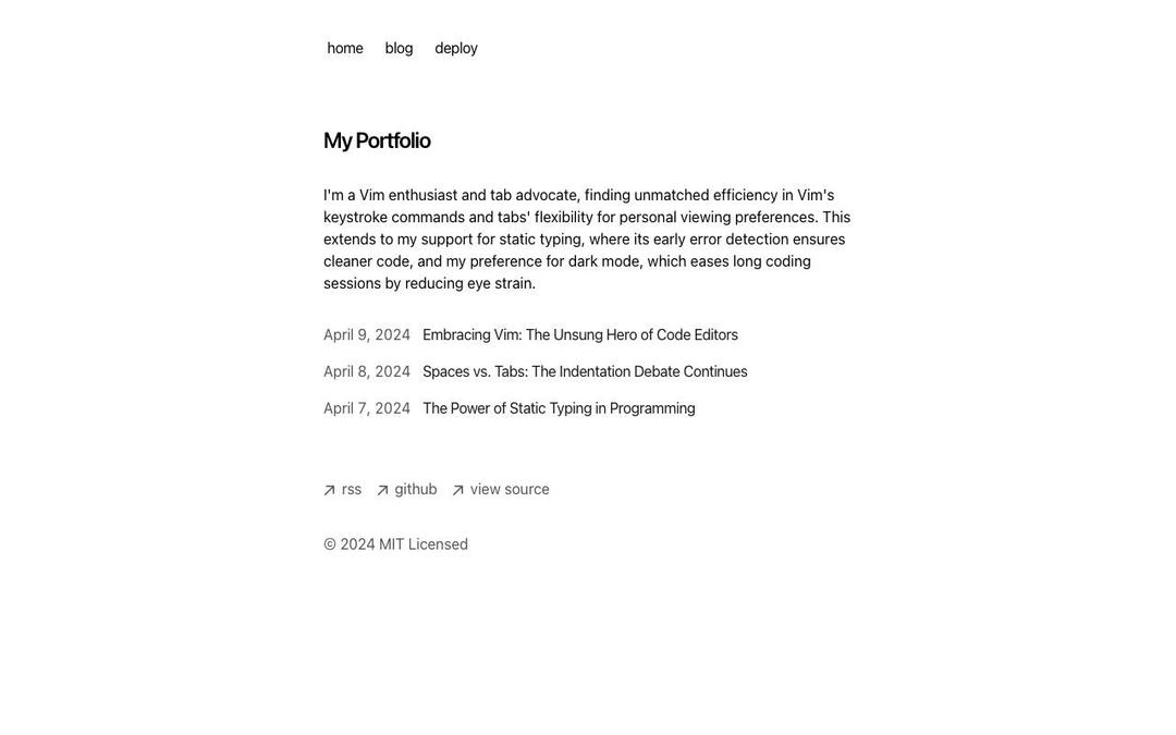 Portfolio Starter Kit preview
