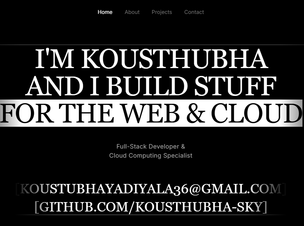 Kousthubha Yadiyala